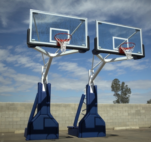Portable Basketball Unit w/ 8’-0” Ext.